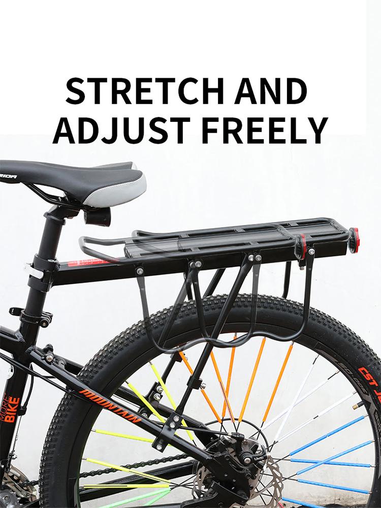 Easy-Install Bike Back Rack for All Your Riding Needs Adjustable Bicycle Rear Luggage Rack Fits Most Bikes outdoor gear versatile cycling accessory bag