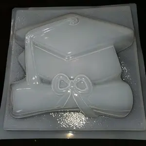 Gelatina Mold Graduation Cap and Diploma