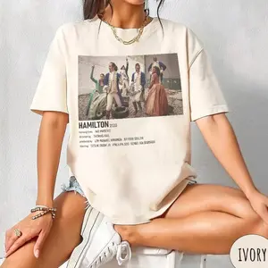 #Hamiltonn Shirt, the music tour shirts, #Hamilton t-shirt,#Hamilton musical merch for, Unisex Cotton T-Shirt, Menswear, Womenswear SRJ