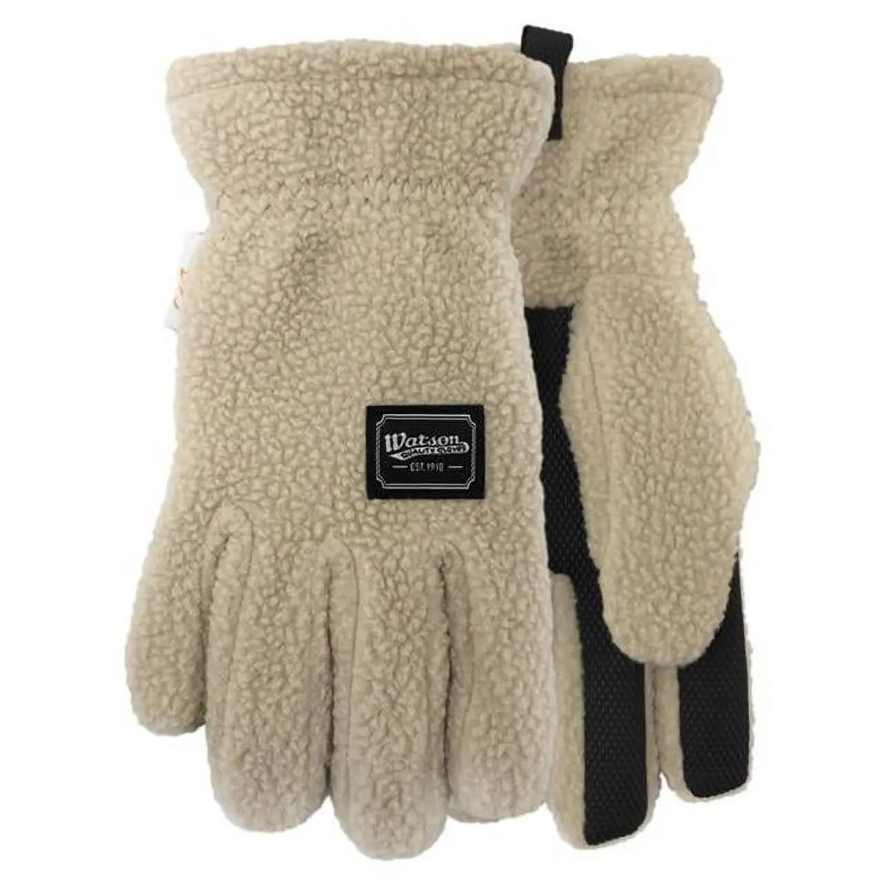 Watson Gloves 7028853 Antislip Women's Polyester Cream Cold-Weather Gloves - Medium, Antislip Women's Gloves