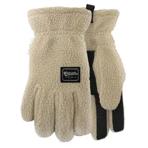 Watson Gloves 7028853 Antislip Non-Latex Women's Polyester Cream Cold Weather Gloves - Medium, Antislip Women's Gloves, Non-Latex Women's Gloves