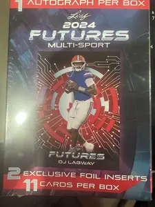 2024 Leaf Futures Multi Sport Blaster 11 Cards per box and 1 autographed card