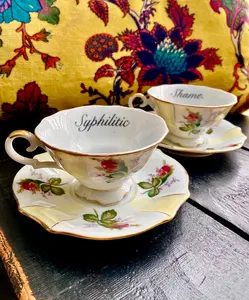 Committed Couples insult teacups and saucers