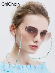 Vintage Eyewear Chain, Beaded Flower Spacer Rope, Mask Strap, Neck Lanyard, Retro Glasses Accessories, Single Pack