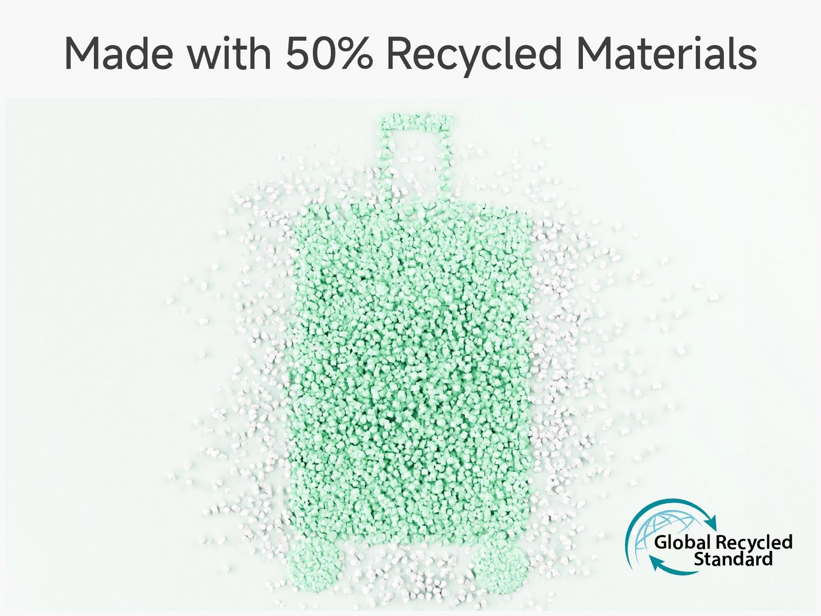 LUGGEX 21 Inch Carry On Luggage for Airplanes, Polycarbonate Hard Shell Suitcase with TSA Lock, Perfect for Travel & Business