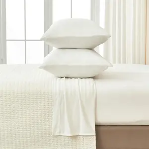 4-Piece Interlock Microfiber Sheet Set - Mackenna Collection