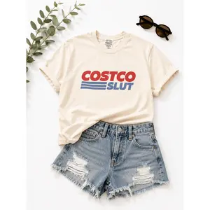 Plus/Reg Short Sleeve "Costco Sl*t" Graphic Tee