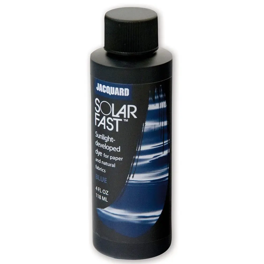 Jacquard SolarFast Sun-Activated Fabric and Paper Dye for Photograms, Photography, Tie-Dye, Screen Printing, Stamping, Batik and Mixed-Media Art