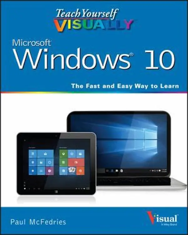 USED Book - Teach Yourself VISUALLY Windows 10 by Paul McFedries (Paperback) - english