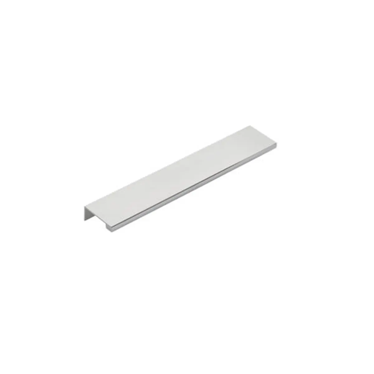 Emtek 87130US26 Brass Cabinet Edge Pull, 8 in. Center to Center, Bright Chrome, Installation Screws Included