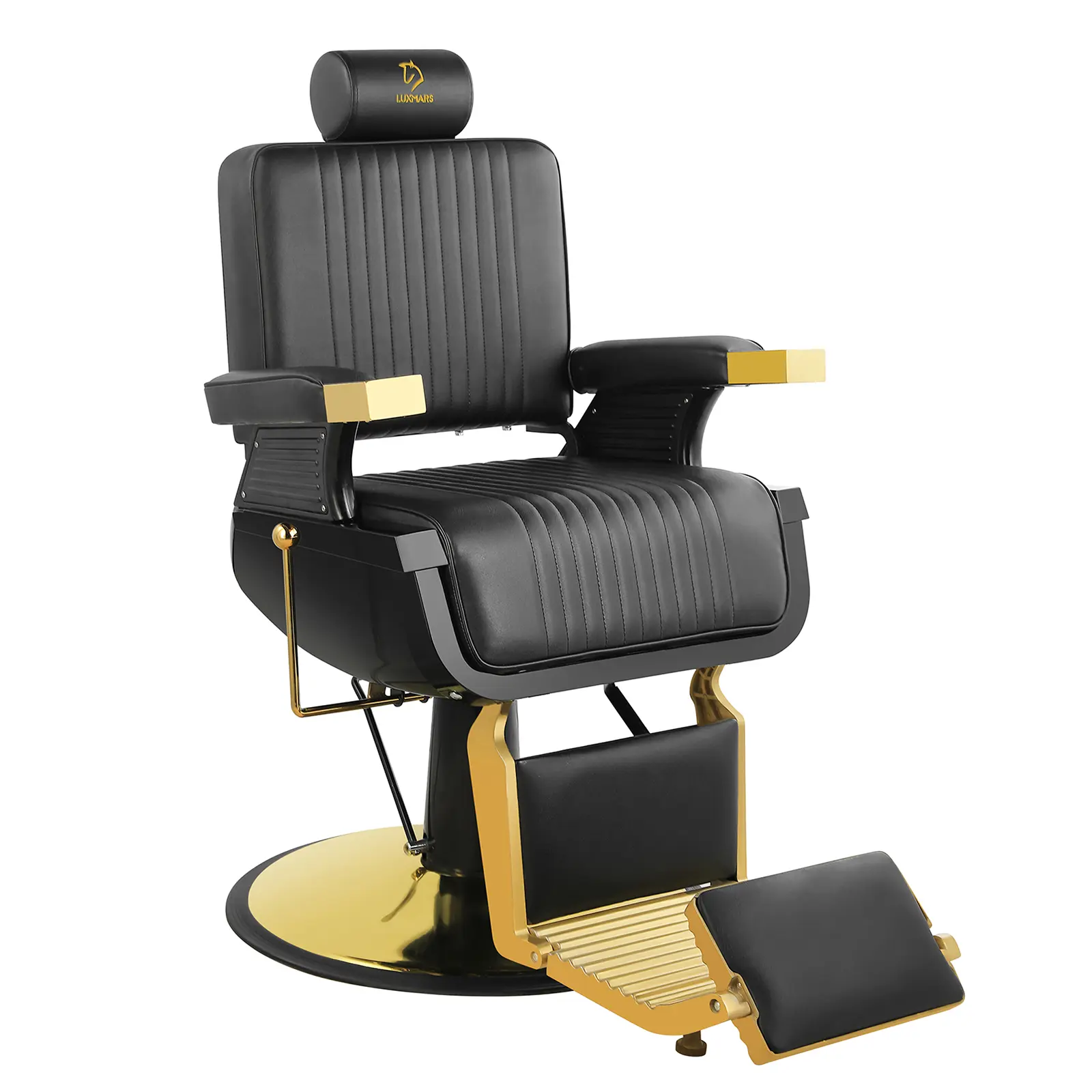 Barber Chair Salon Chair Heavy Duty Metal Vintage Adjustable Height and 360 Degree Swivel Profession Shampoo Chair Beauty Salon All Purpose Beauty Spa Salon