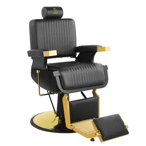 Barber Chair Salon Chair Heavy Duty Metal Vintage Adjustable Height and 360 Degree Swivel Profession Shampoo Chair Beauty Salon All Purpose Beauty Spa Salon