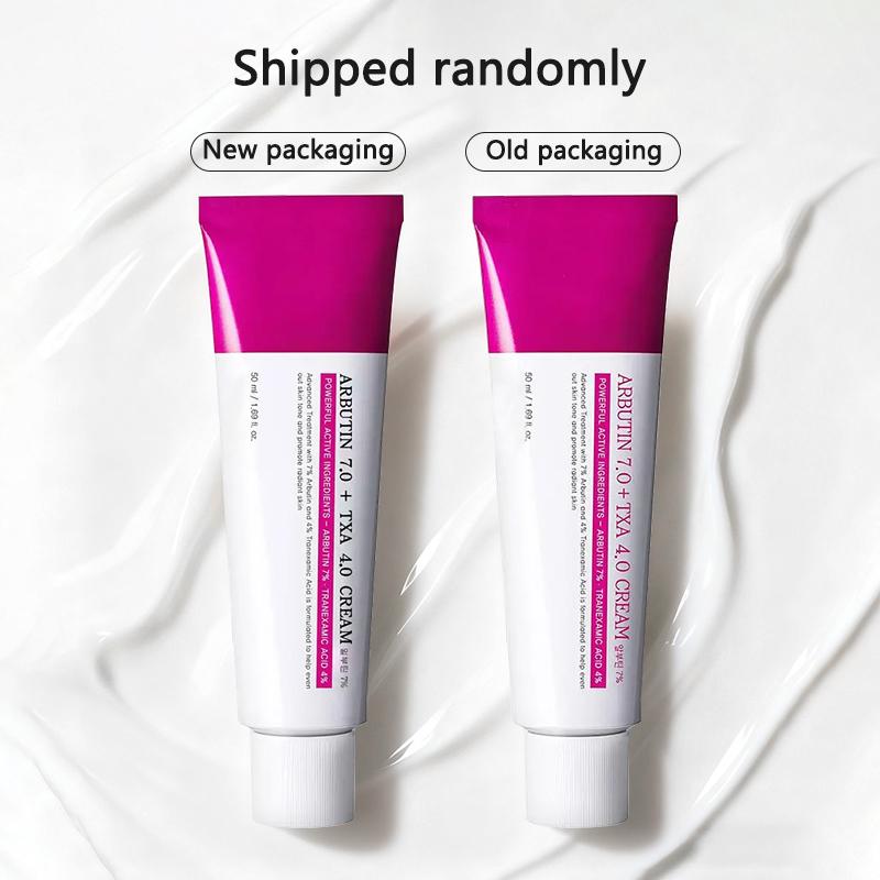 7% Arbutin +4% Tranexamic Acid Cream 70,000ppm Arbutin & 40,000ppm TXA with Niacinamide&Glutathione for Dark Spots Freckles Blemishes &Pigmentation 50ml, Lightweight texture
