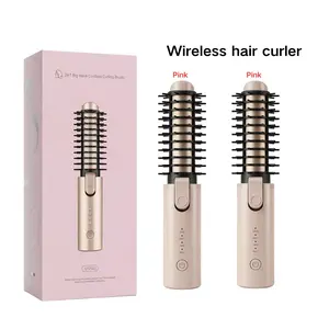 【BUY1Get1Free】Wireless Hair Comb, Antiburn Curlers & Straighteners for Men & Women, Smooth Fluffy Daily Hairstyler with Direct Delivery
