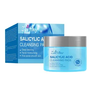 ZaiDoc Oilskin Savior Salicylic acid cotton pads Cleansing Pads - 40 Pads for Acne Relief, Oil Control, and Moisture Retention - Essential Travel Skincare Tool Moisturize Daily