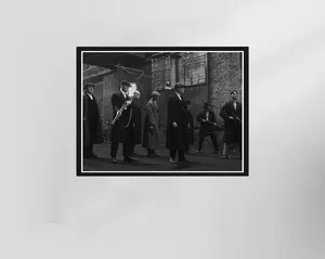 KHUBAWORLDWIDEASSOCIATION Retro Peaky Blinders, Fashion Style 60s Poster, Movie Fan Gift, Black And White, Retro Movie Poster, Wall Art