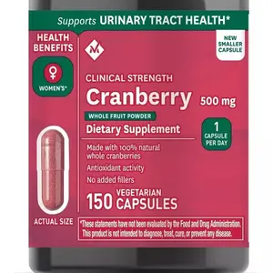 Member's Mark Clinical Strength Cranberry Supplement, 500mg, 150