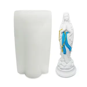 Virgin Mary 3D Chocolate Cake Mold Silicone Mold DIY Sugarcraft Fondant