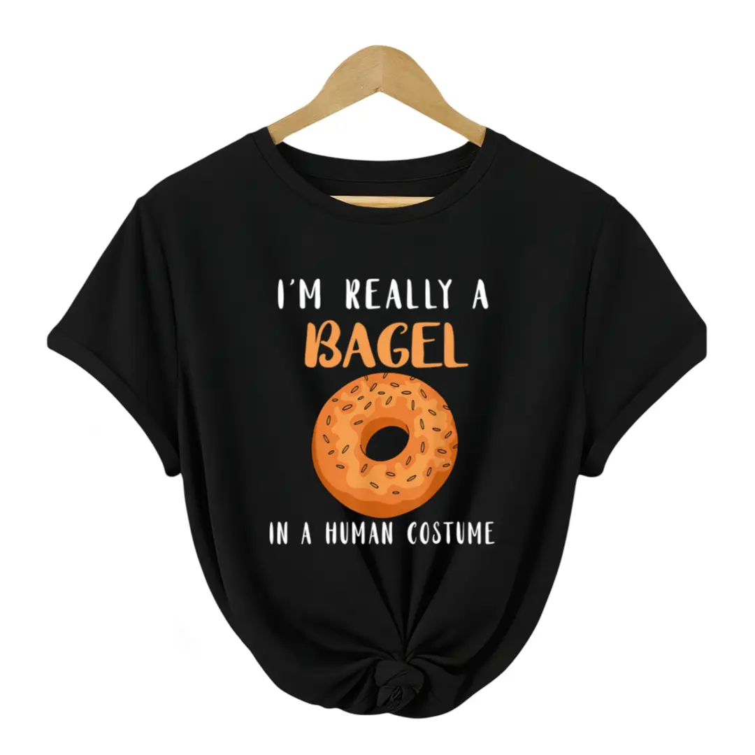 Bagels Human Costume Baker Baking Bagel Lover Bagel T-Shirt