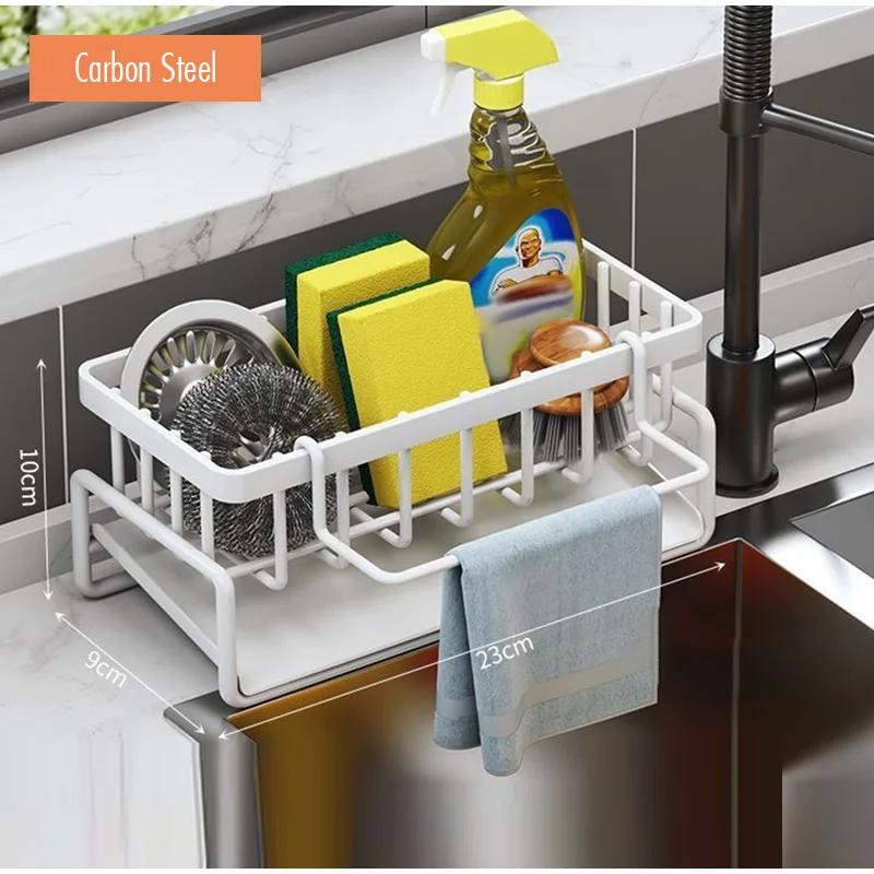 Kitchen Sink Drain Rack Organizer Abs Plastic Self-Draining Sink Shelf Soap Sponge Holder Dishcloth Towel Rack Filter Basket Does not apply Kitchen Sink Drain Rack Organizer Abs Plastic Self-Draining Sink Shelf Soap Sponge Holder Dishcloth Towel Rack Filter Basket Does not apply