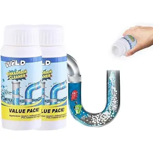Pipe Dredging Agent for Kitchen and Toilet Pipelines,Dissolves 200+ Blockages and Kills 99% of Bacteria.