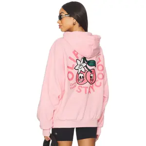 Stay Cool x OLIPOP Cherry Vanilla Hoodie in Pink Unisex