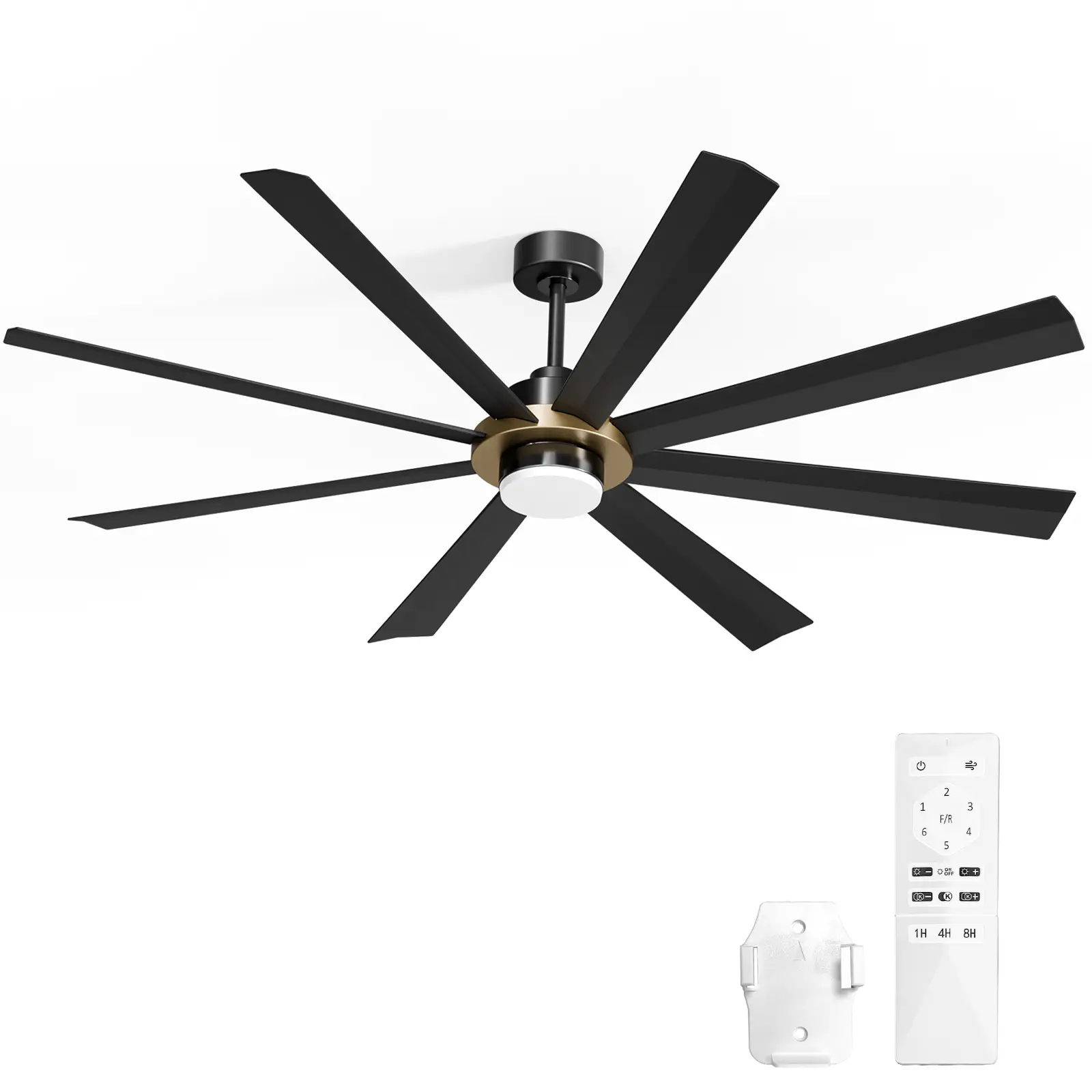 【Fall Deals For You】Antarctic Star Light Ceiling Fans, 60 inch Low Profile Ceiling Fan with Light and Remote Control, Flush Mount, Reversible, 1-8h Ti