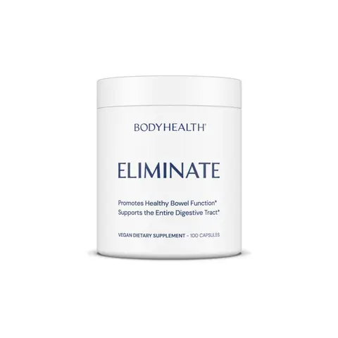 BODYHEALTH Eliminate Debloat Edible Dietary Supplement - Natural Traditional Herbs Digestive Nutritional Supplements, Dairy-Free, Non-GMO, Gut Health Tips Support, 15 Herbs & Trace Minerals, Stomach Issues Solution, Fragrance-Free