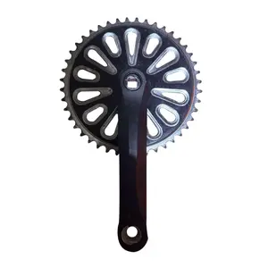 Crank Set CS-HDL-L105 1/2/*3/32*40T, Crank 170MM , Alloy Black 9/16 Pedal Hold For 7-SP ( For  Avalon 7) )