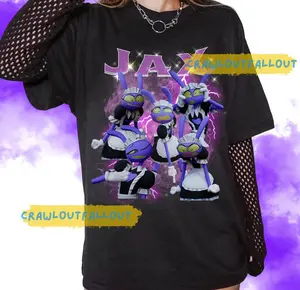 Jax MAID Version - The Amaxing Digital Circus Vintage T-Shirt, Gift For Women and Man Unisex T-Shirt