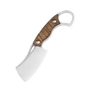 Kizer Little Rhino Knives Cutting AEB-L Burlap Micarta 1065A4 Utensils Stainless Steel