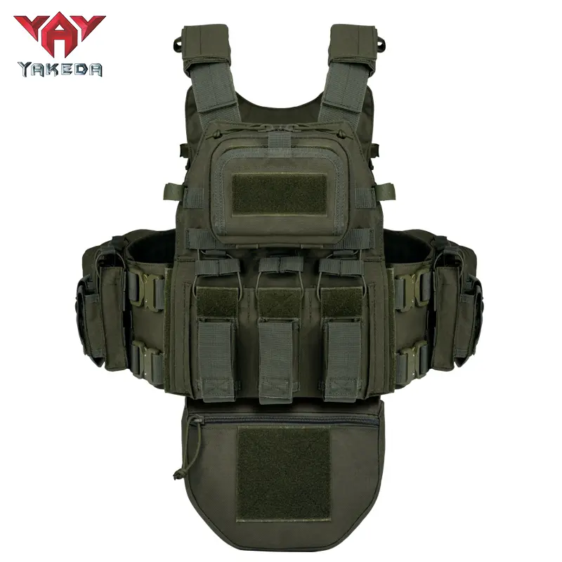 VT-8280-1 Quick Camo Detach Men's Tactical Sports Chest Vest, Multi-Functional, Quick-Detachable Design, Molle System & Bag Equipped, Tactical Equipment for Outdoor Gear Use