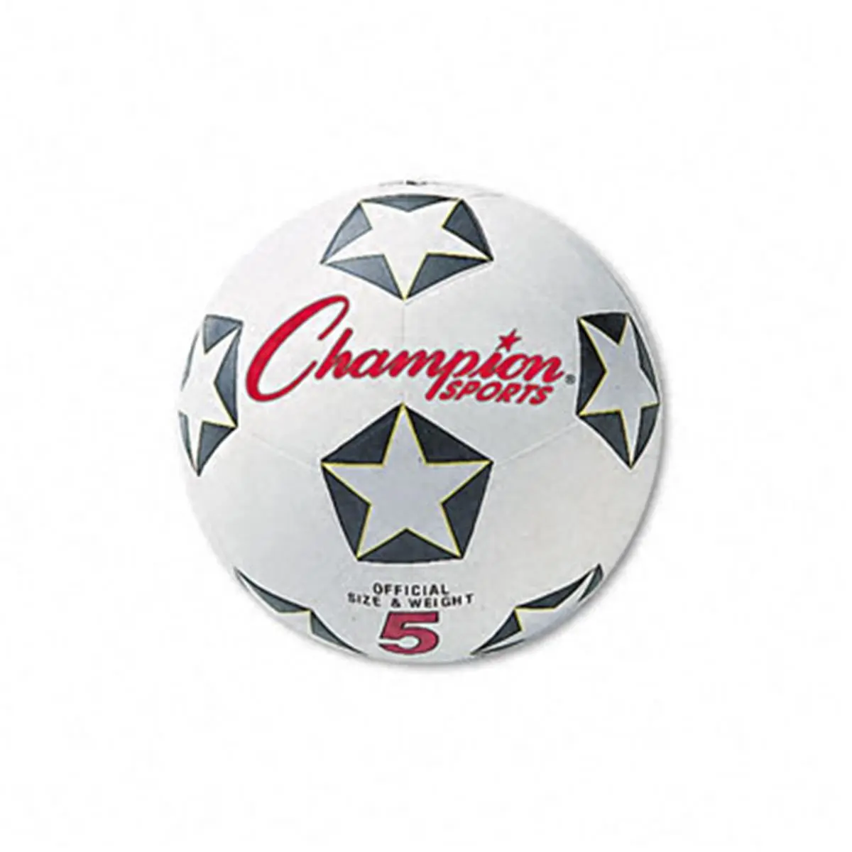 DDI 508581 No. 4 Size Rubber-Nylon Sportsball, White/Black, Water-Resistant, Case of 4 for Playground Use