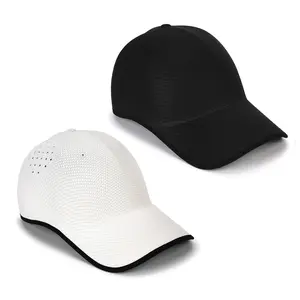 2-Pack Unisex Adjustable Baseball Dad Hats, Breathable Quick-Dry Sun Caps, Seamless Construction with Reinforced Stitching. Lightweight Stretch Washable Hats, Comfort Fit & Easy to Carry, Ideal for Hiking, Fitness, Truck Driving and Daily Outdoor Use