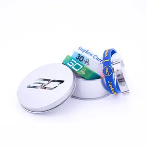 Basketball wristband set of five, Kobe, Curry, Irving, James fan silicone luminous wristbands gift box set