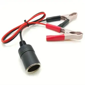 30cm Pure Copper Car Battery Start Cable Kit, 16awg High Power Power Line, Heat Resistant and Cold Resistant, for Cars Suvs Motorcycles