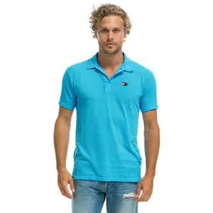 AVIATOR NATION POLO - NEON BLUE