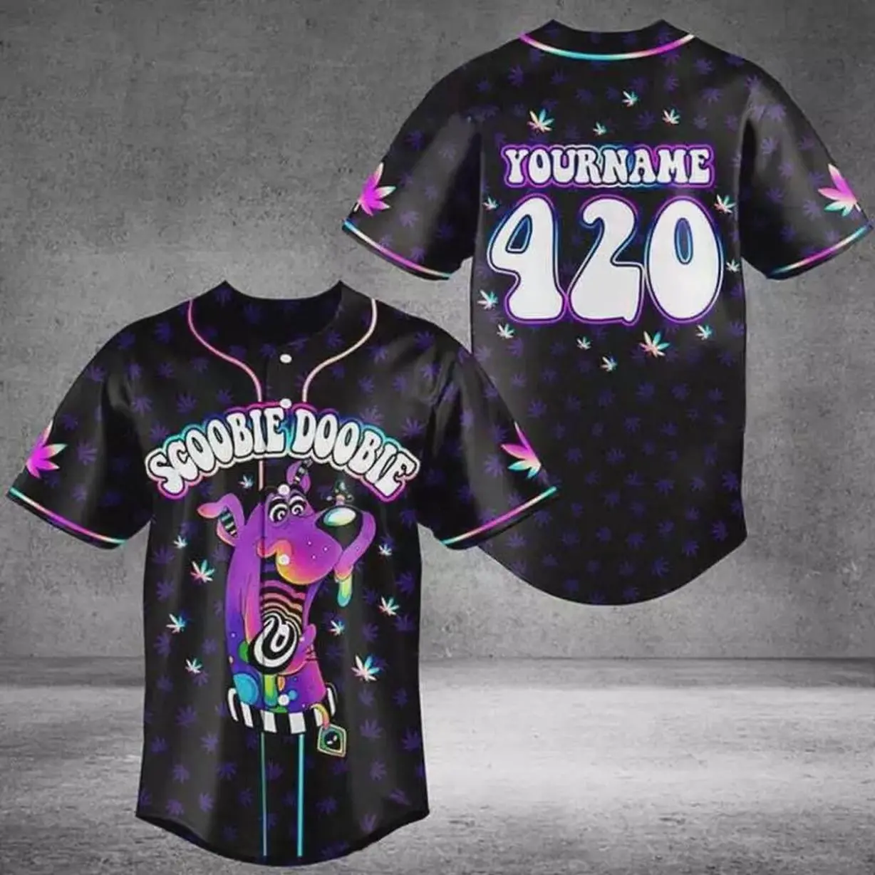 Personalized Scoobie Doobie 420 Day Scooby Doo Lovers Baseball Jersey Shirt, Retro Styles, Bring Back the Classics, Perfect Fit