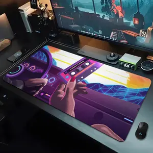 Tape Mouse Pad Game Design 1000×500mm 900×400mm 800×400mm 600x300mm Large XXL Gaming Mouse Pad - Extended, Thick, Non-Slip Rubber Base Desk Mat with Precision Stitched Edges - Washable Large Desk Pad