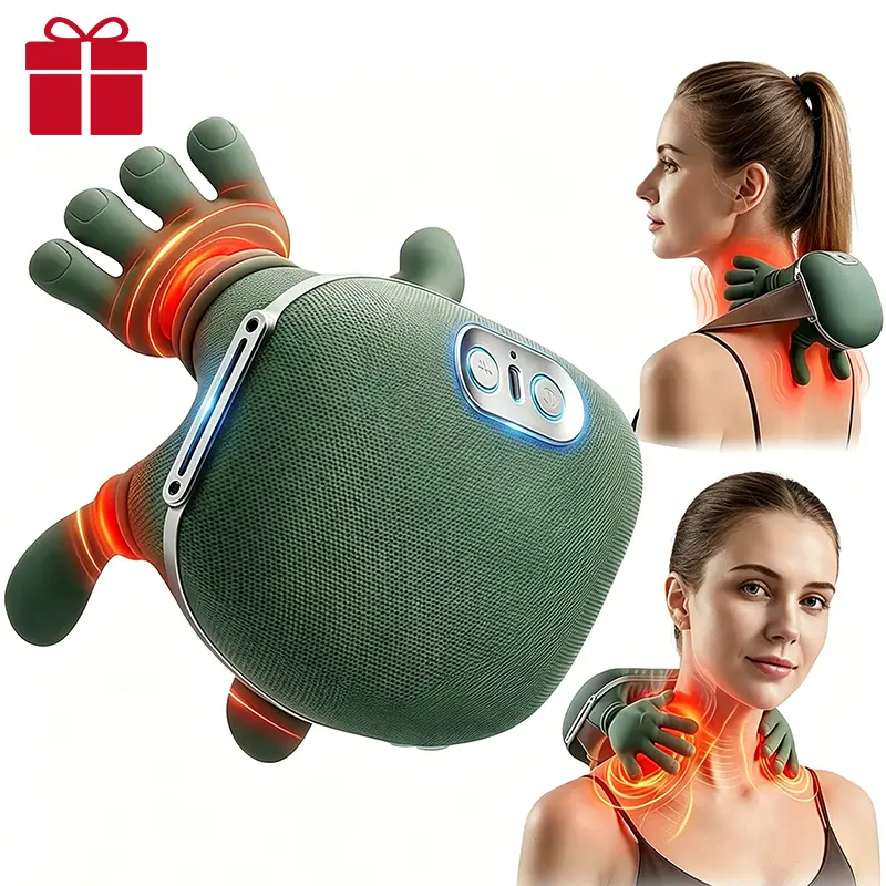 Intelligent wireless shoulder and neck massager with anti touch design and multi-level heating and soothing USB charging function for shoulder and neck muscles. It is an ideal choice for back, neck, and shoulder massage, and the best choice for massage