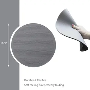 Silicone Microwave Mats, 12" Extra Large Multi-Use Microwave Mat Heat Resistant Silicone Trivet Mat Pot Holders Hot Pads for Kitchen, Silicone Cover Pad for Microwave Oven Hot Pot Pans