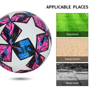 Standard Soccer Ball Professional Outdoors Sports Match Balls Training Seamless Football High Quality PU Material