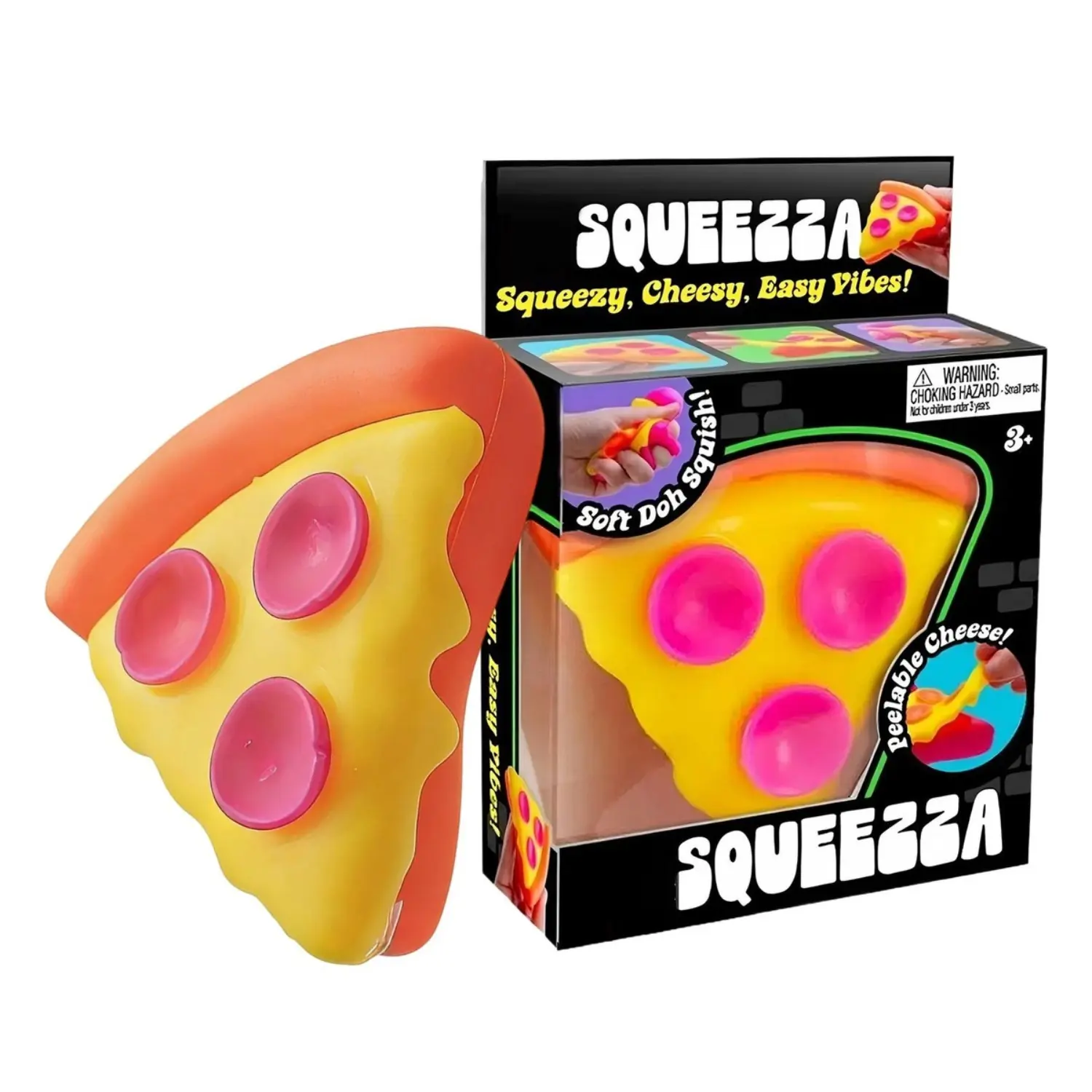 Fun Storm Soft, Squeezable Pizza Squishy (3 pcs) Fun Storm Soft, Squeezable Pizza Squishy (3 pcs)