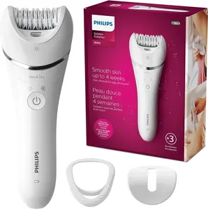 Philips Beauty Epilator Series 8000 for Women - BRE700/04, with 3 Accessories