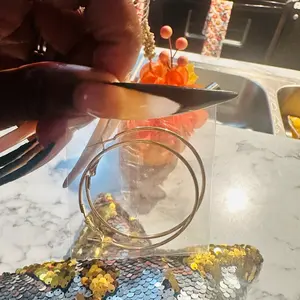 Women Paparazzi Jewelry Gold Plated Pierced Ear  Hoop Earrings