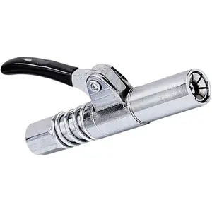 Coupler Locks Oil Injection Zerk Fittings  Locking  Coupler Rated 10,000 PSI