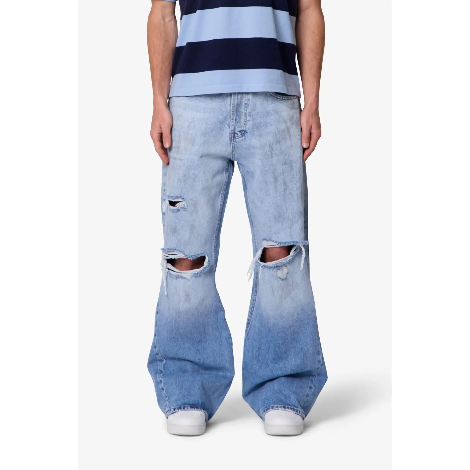 mnml Painter Kick Flare Denim - Blue