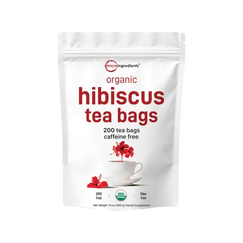 Micro Ingredients Organic Hibiscus Tea, 200 Tea Bags