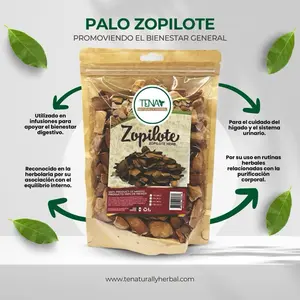 Palo de Zopilote Premium 4 oz Herbal Tea Bag – Supports Natural Cleansing & Promotes General Wellness – Naturally Caffeine-Free Beverage