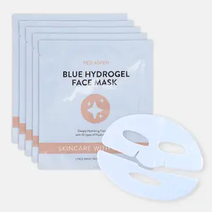 Red Aspen Blue Hydrogel Hyaluronic Acid Hydration Face Mask (5-pack)